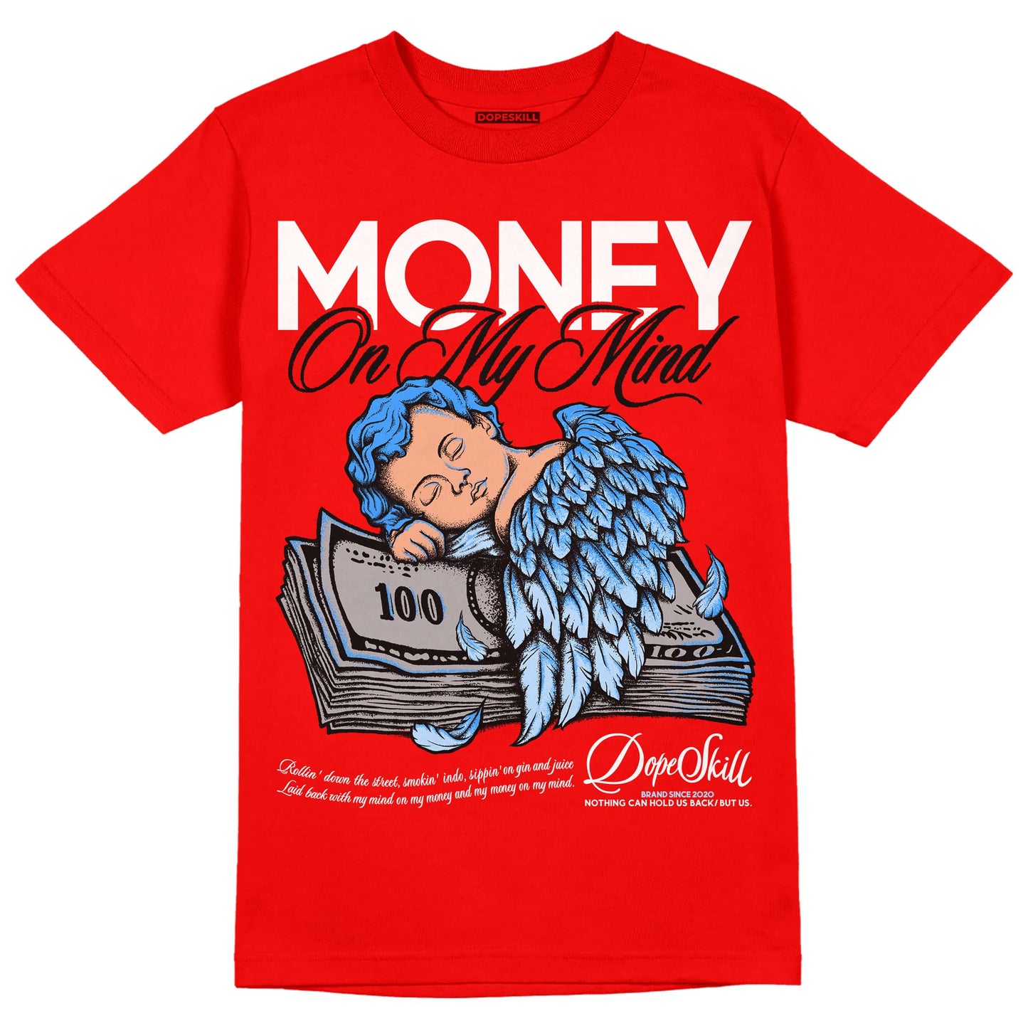 Cherry 11s DopeSkill Varsity Red T-shirt MOMM Graphic
