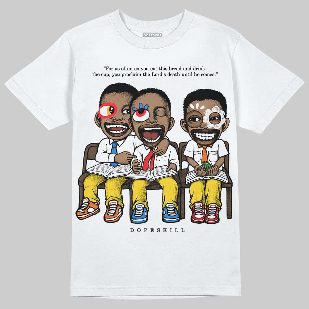 Black Tour Yellow AJ 4 DopeSkill T-Shirt First Sunday Graphic