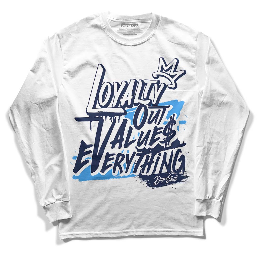 AJ Spizike White Obsidian DopeSkill Long Sleeve T-Shirt LOVE Graphic