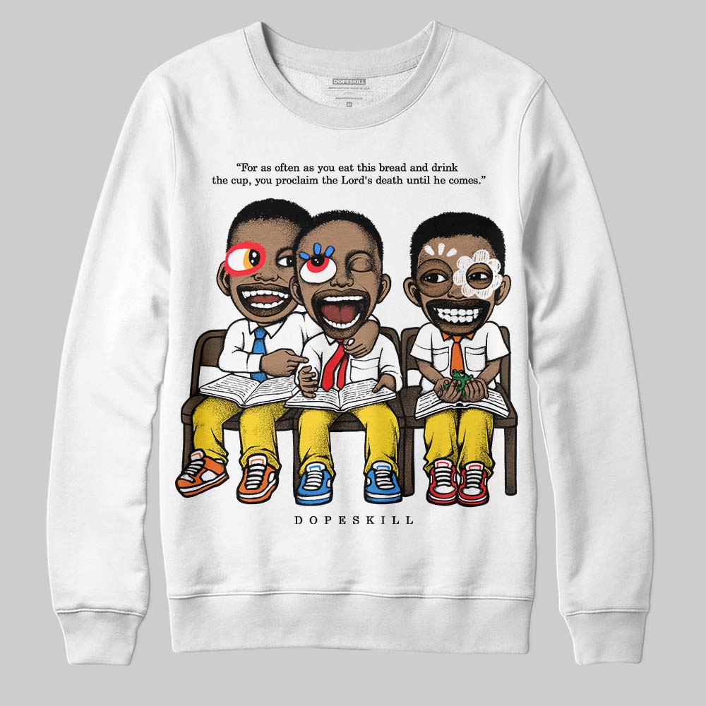 Black Tour Yellow AJ 4 Thunder DopeSkill Sweatshirt First Sunday Graphic