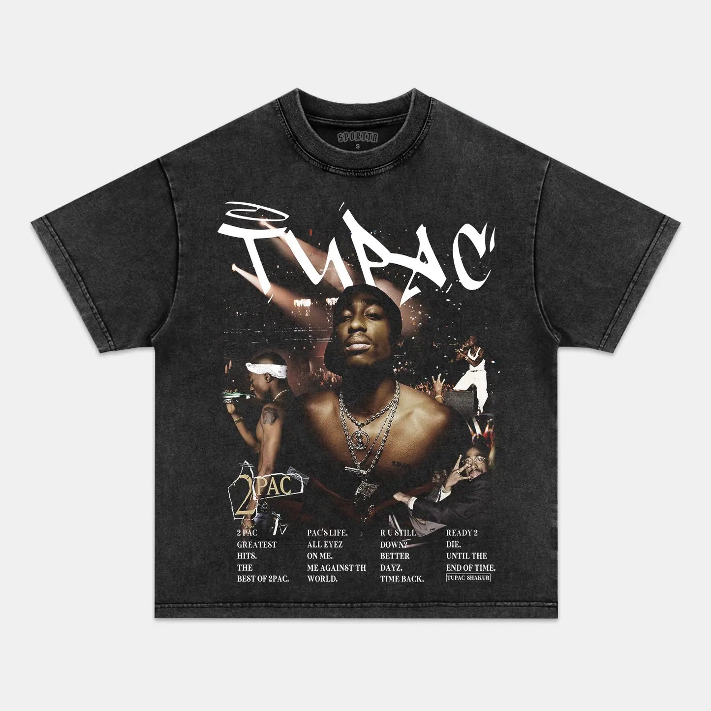 2PAC VINTAGE TEE Style001