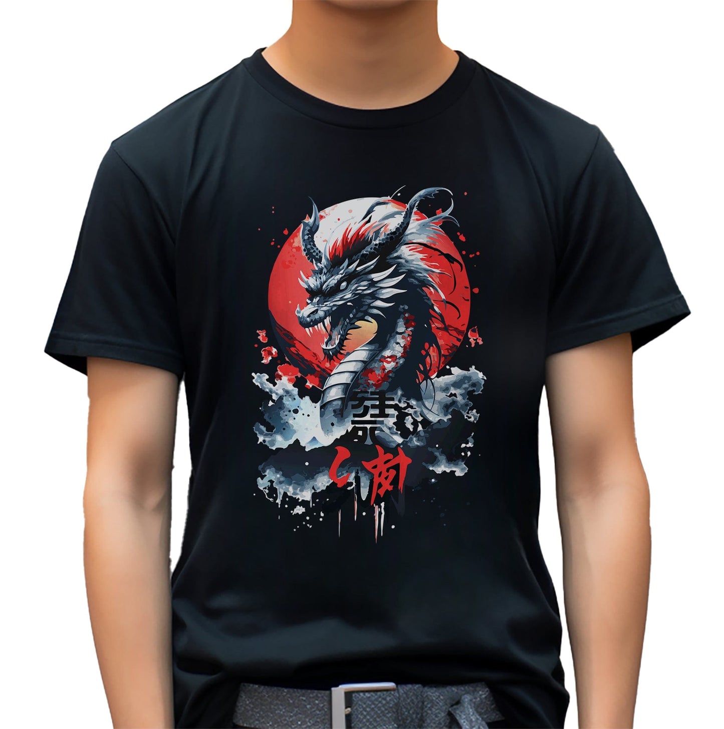 Sun Dragon Anime T-Shirt