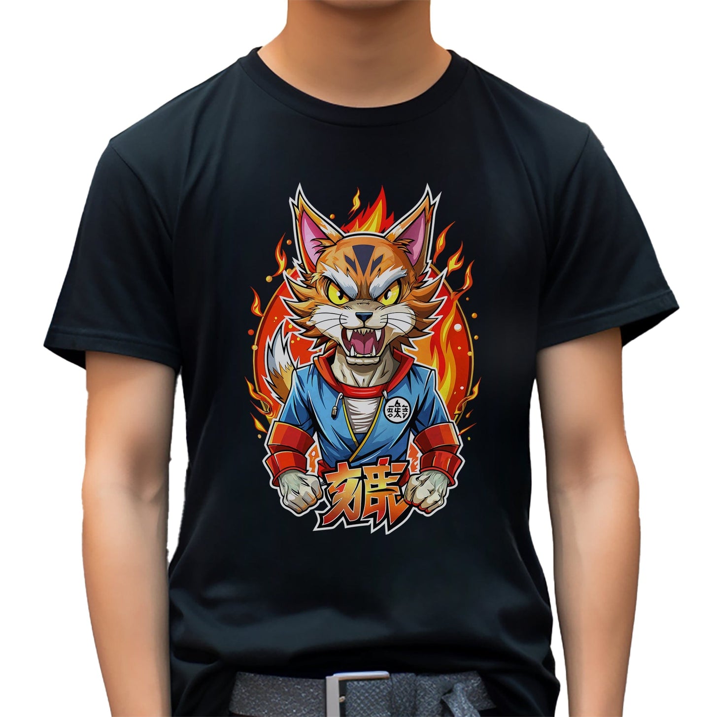 Tiger Anime T-shirt - Purr-fectly