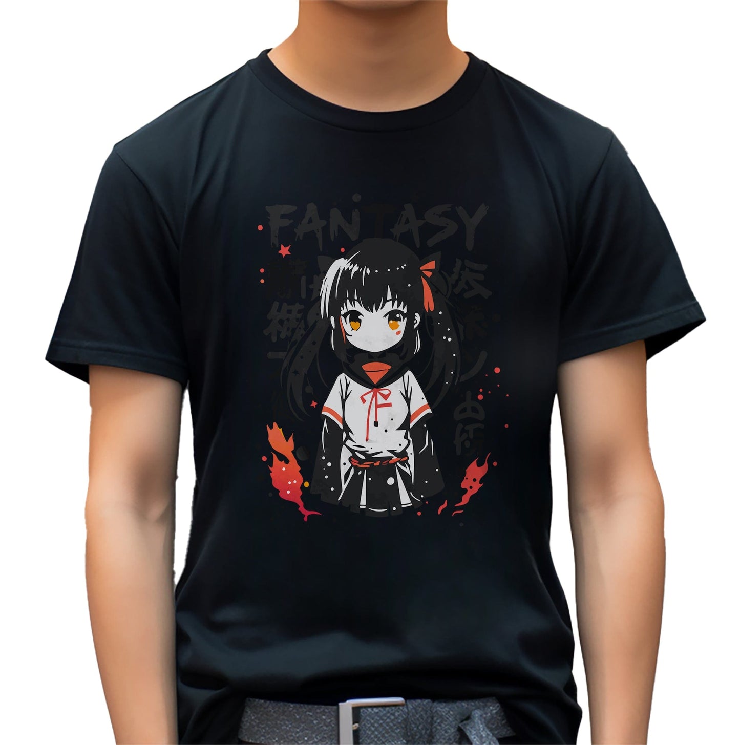 Cute Fantasy Anime Girl T-Shirt