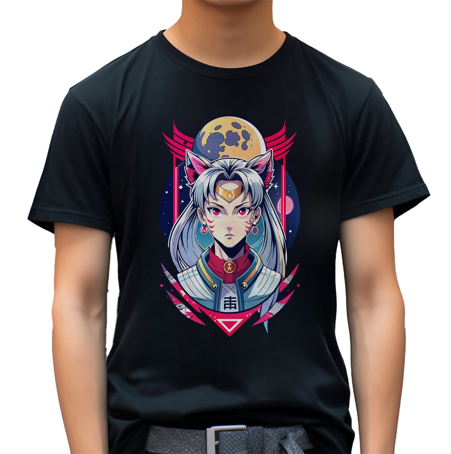 Moon Princess Anime Girl T-Shirt