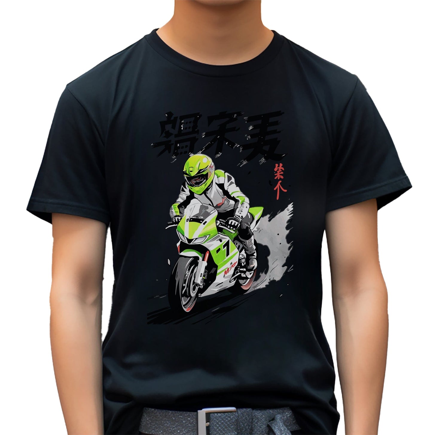 Anime Motorbike T-shirt - Rev Up