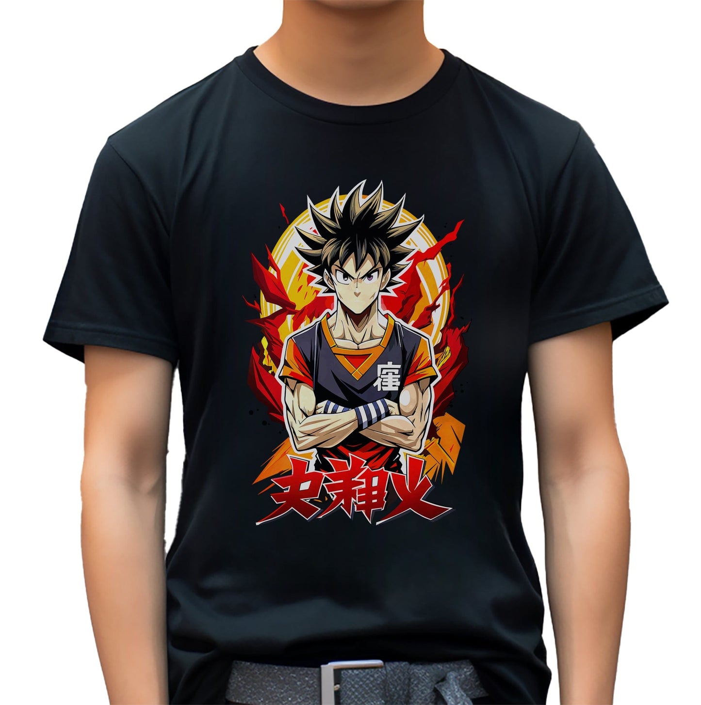Anime Cartoon Warrior T-shirt