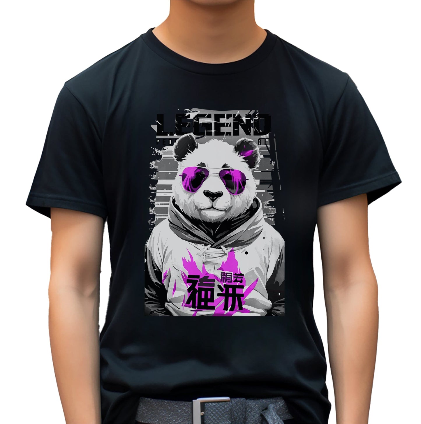 Legend Panda Anime T-shirt