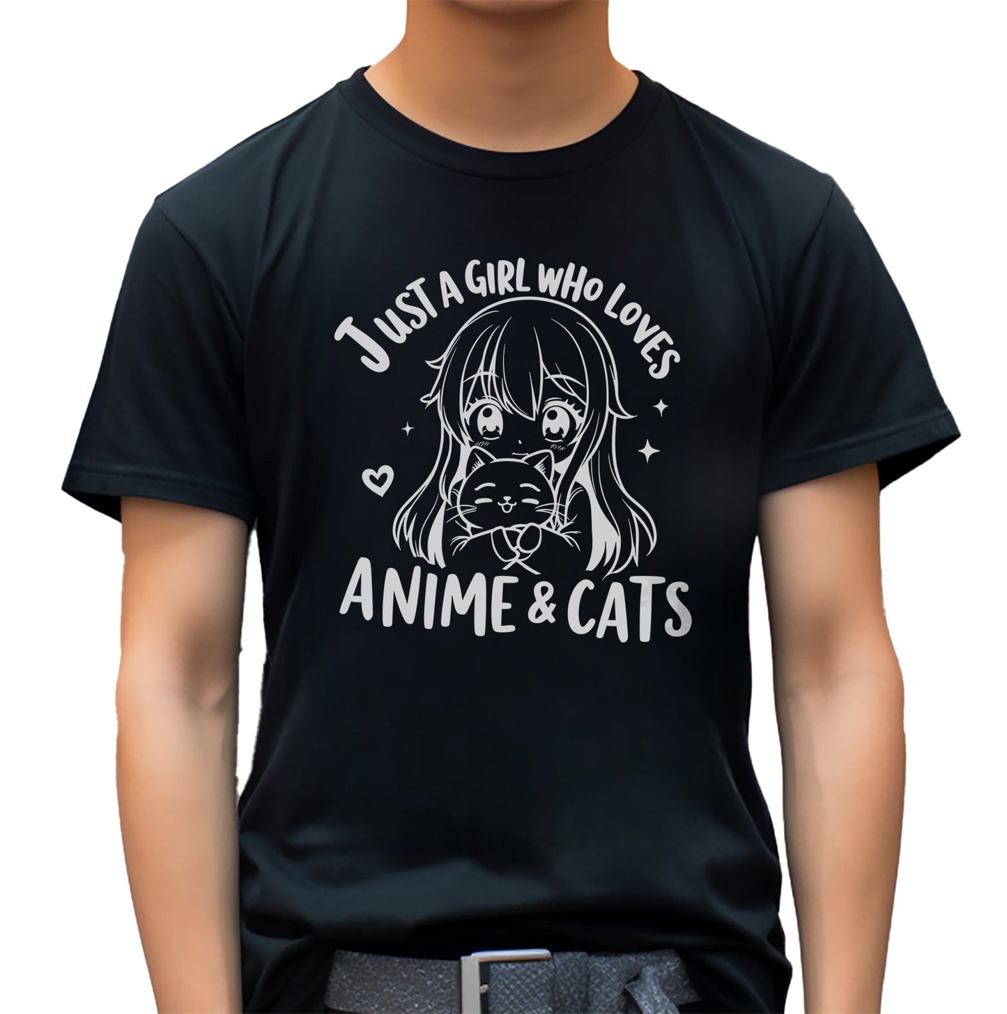 Anime & Cats T-Shirt - Purrfectly