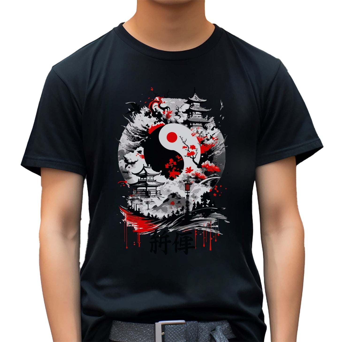 Yin Yang Anime t-shirt