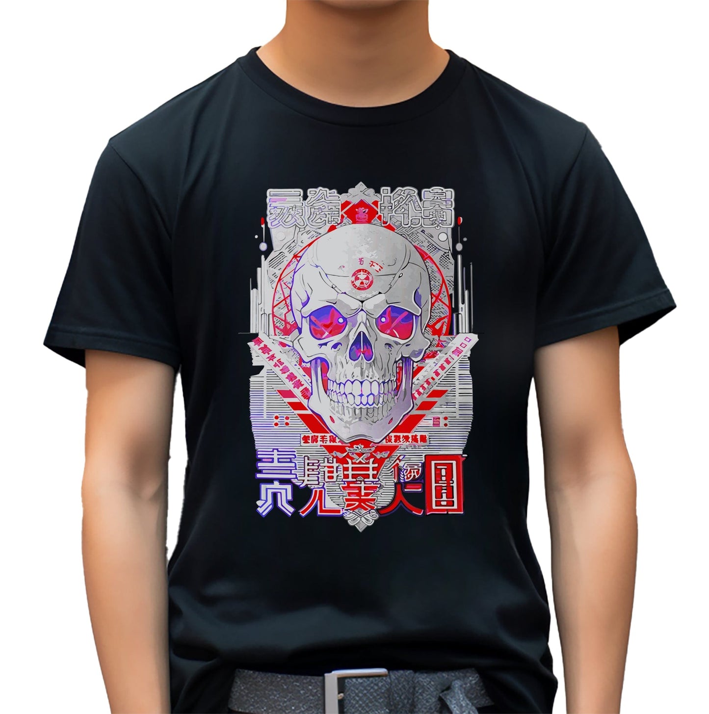 Skull Anime T-shirt