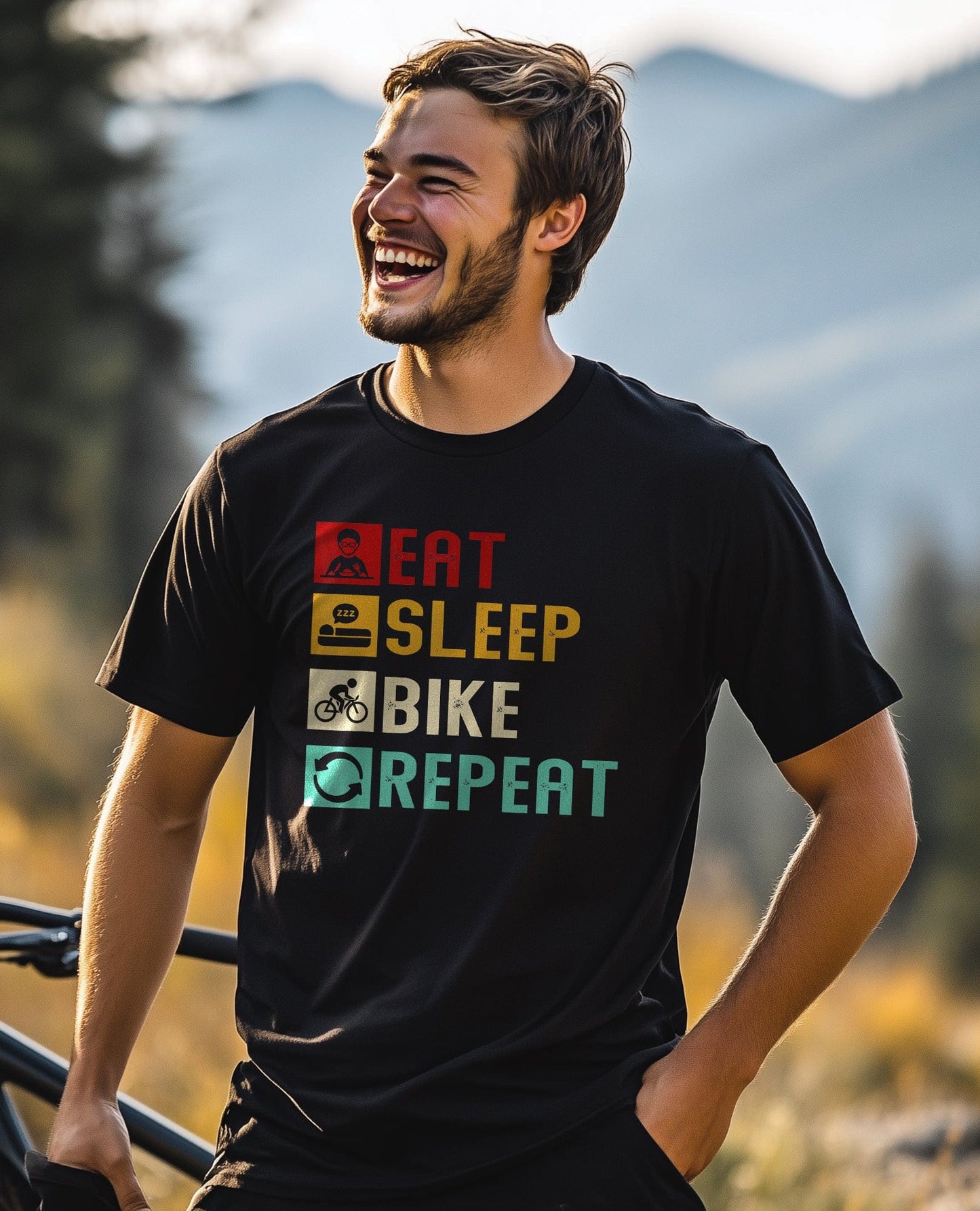 Cycling (260) T-Shirt - Funny Cycle