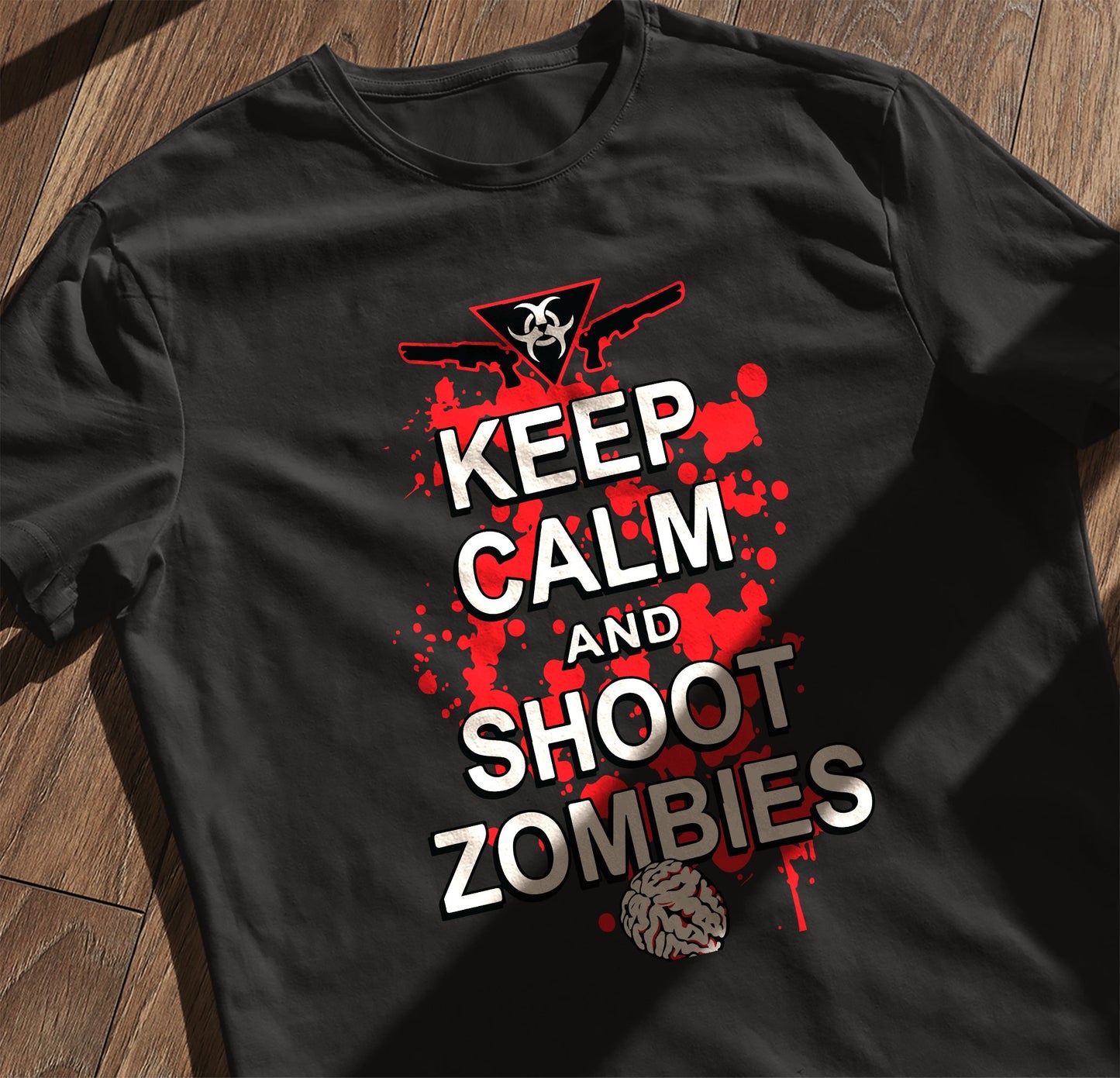 Keep Calm and Shoot Zombies T-Shirt