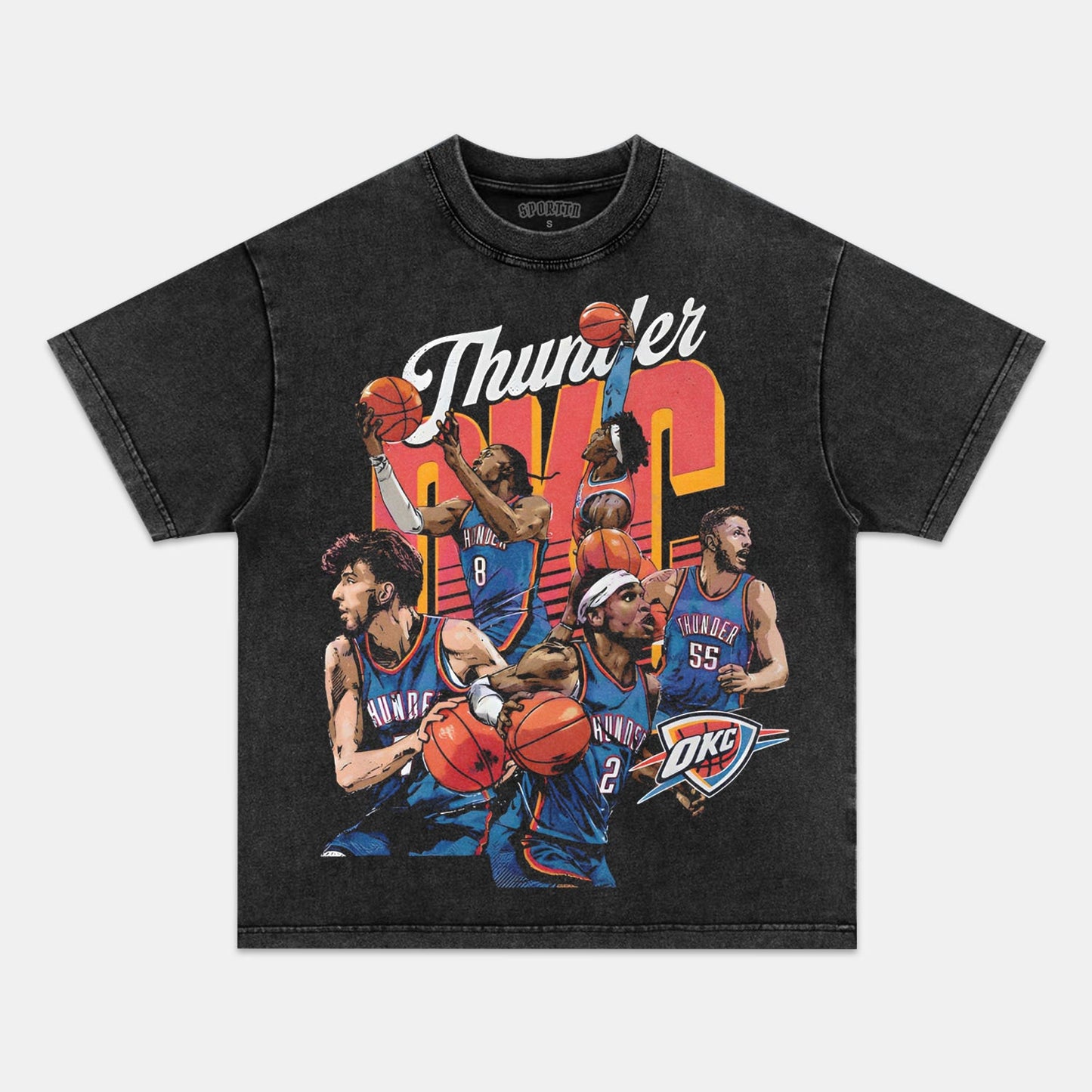 2025 OKLAHOMA CITY THUNDER TEE Style001