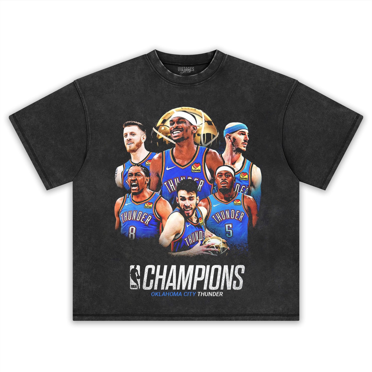 2025 OKLAHOMA CITY THUNDER TEE Style004