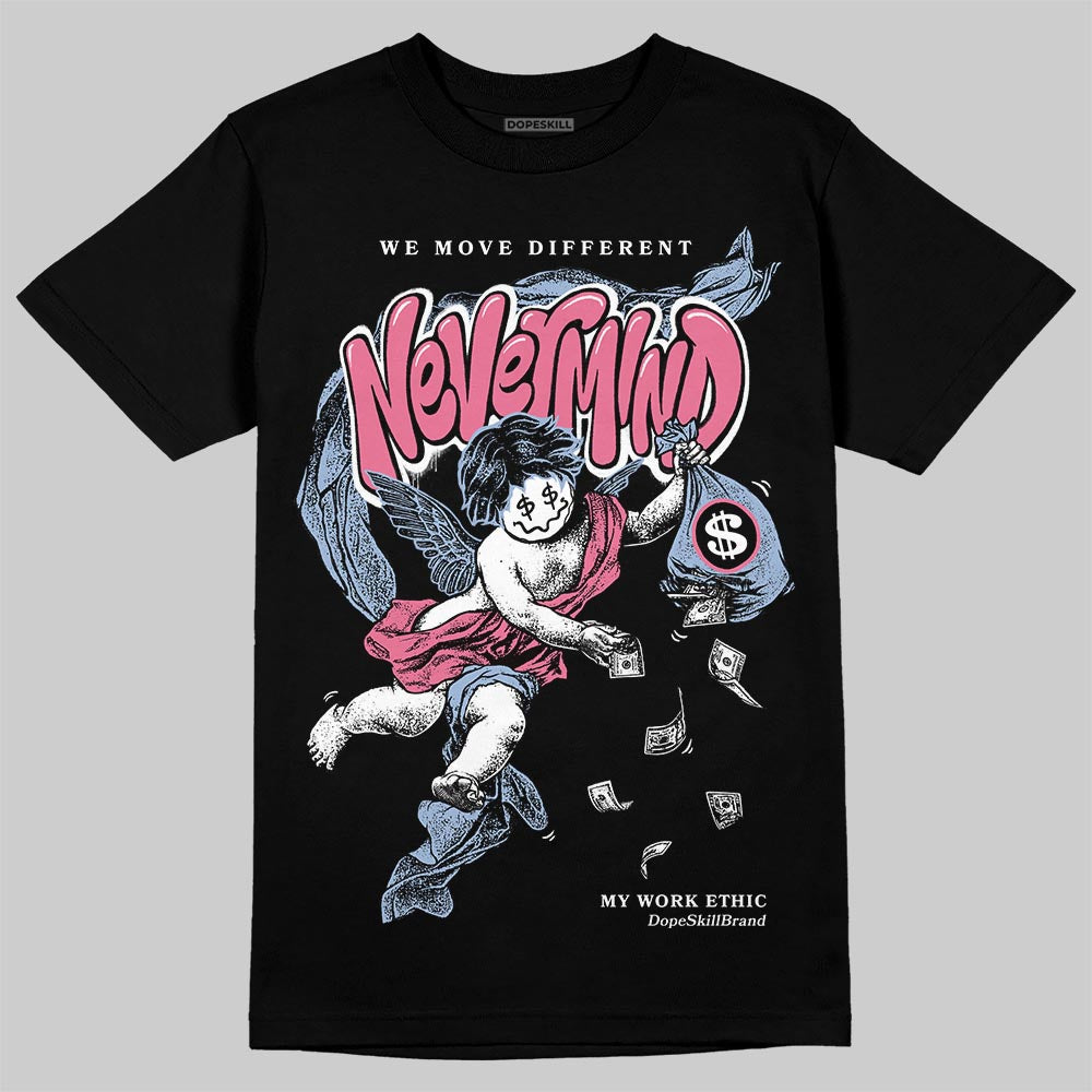 Denim Pink Glow 3s DopeSkill T-Shirt Nevermind Graphic