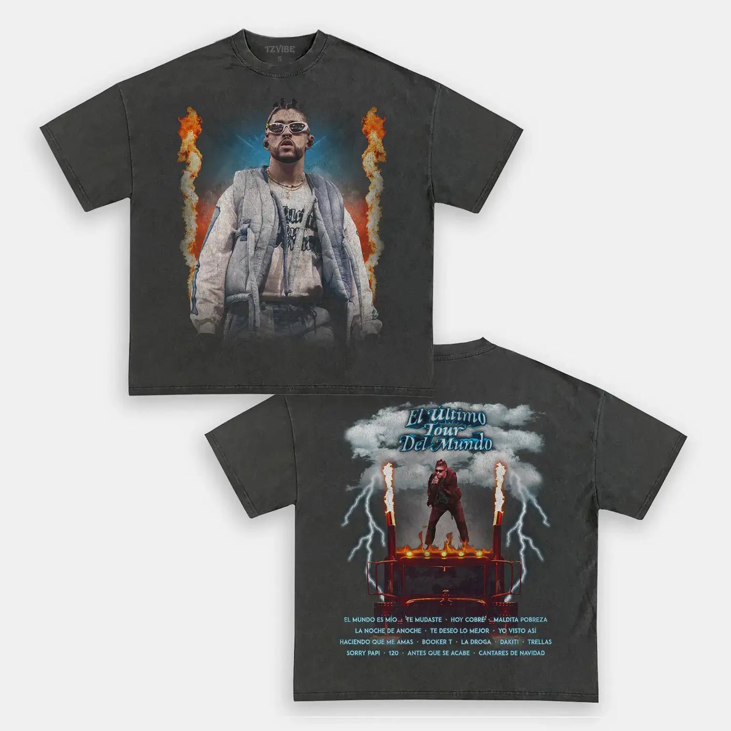 BAD BUNNY - EL √öLTIMO TOUR DEL MUNDO VINTAGE TEE