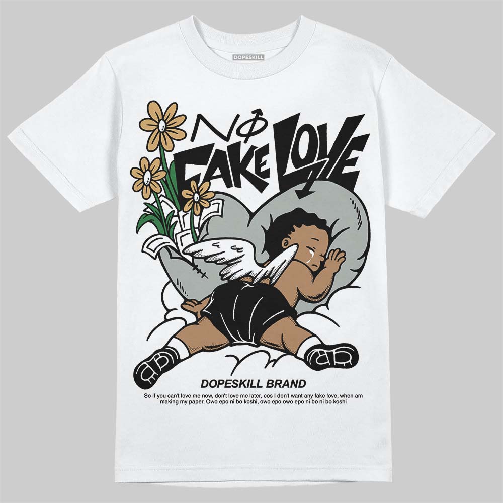 1906R ‘White Gold’ DopeSkill T-Shirt No Fake Love Graphic
