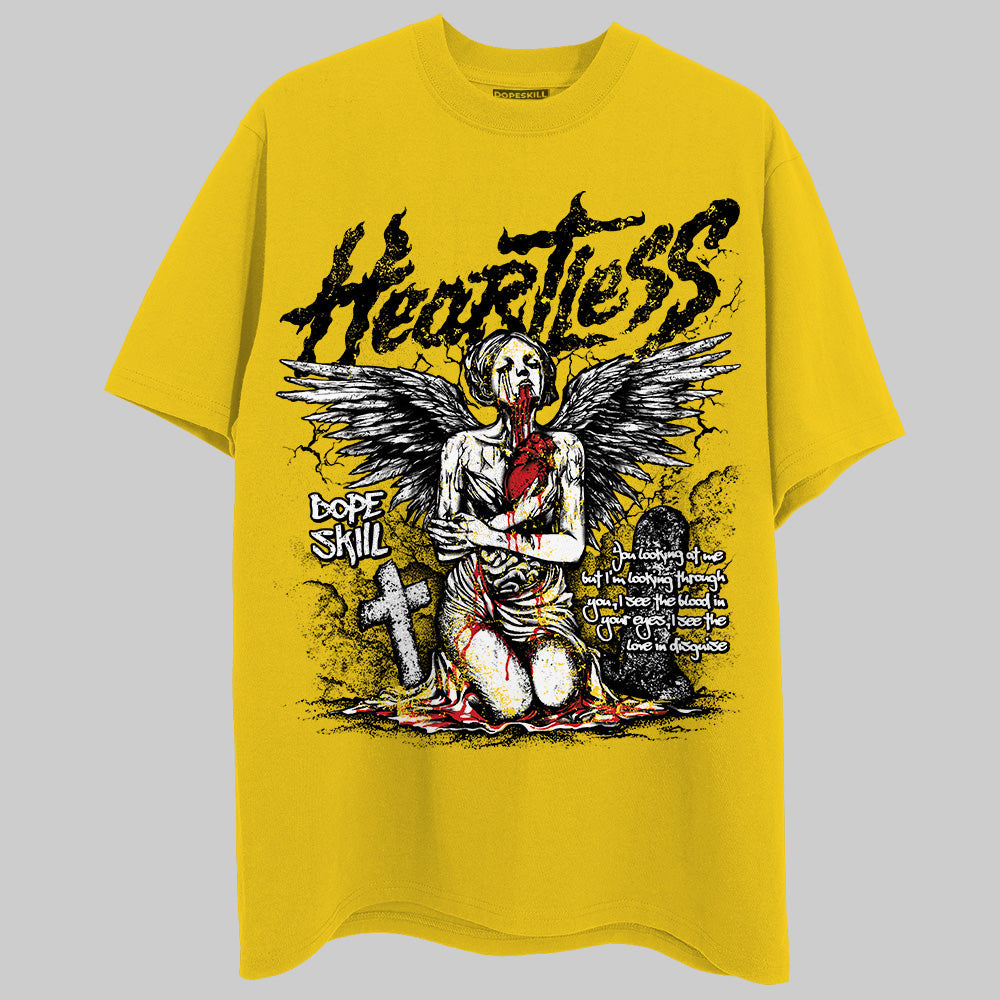 Black Tour Yellow AJ 4 Thunder DopeSkill Unisex T-Shirt Heartless Graphic