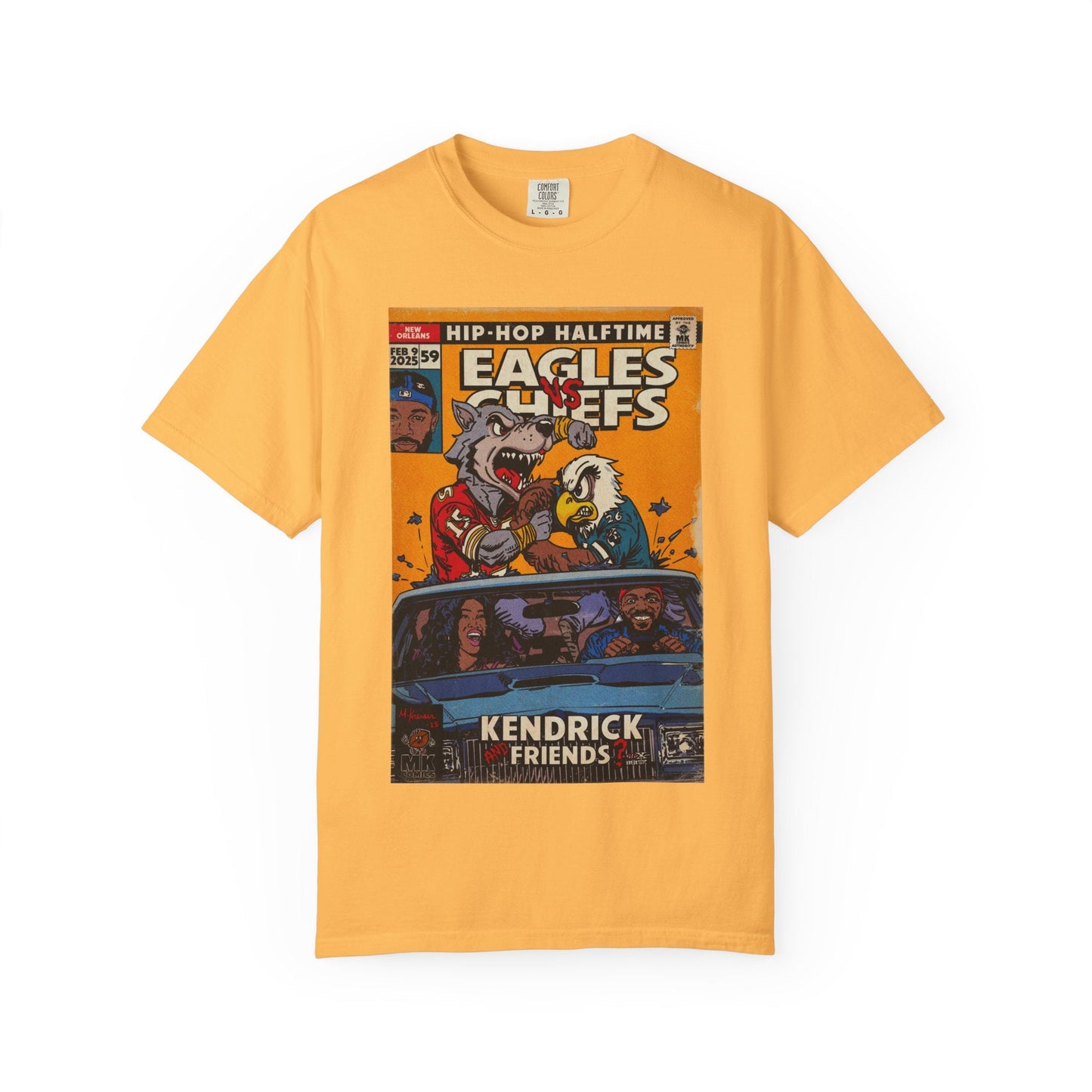 2025 Halftime - Eagles vs Chiefs - Unisex Comfort Colors T-shirt