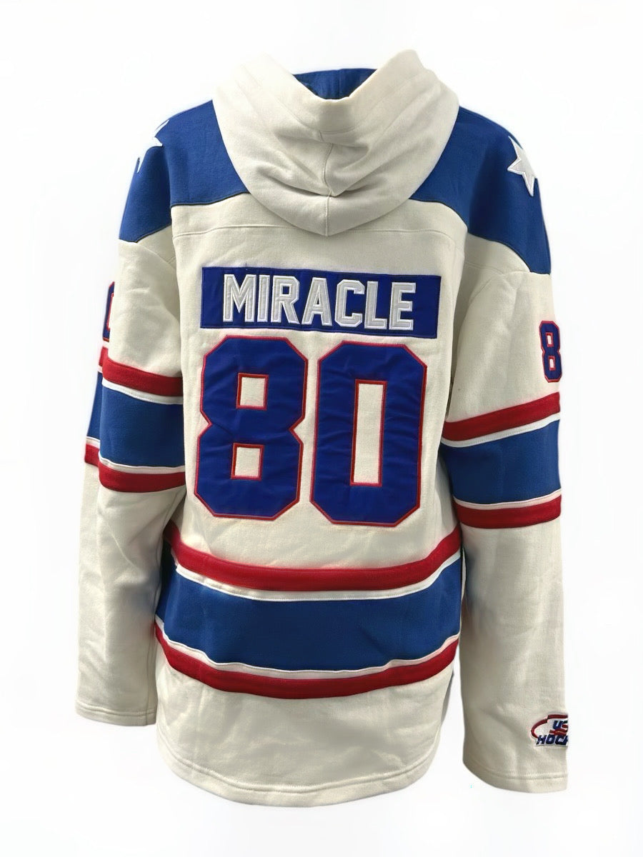 1980 Miracle on Ice 45th Anniversary (1980-2025) Official Lace Hoodie