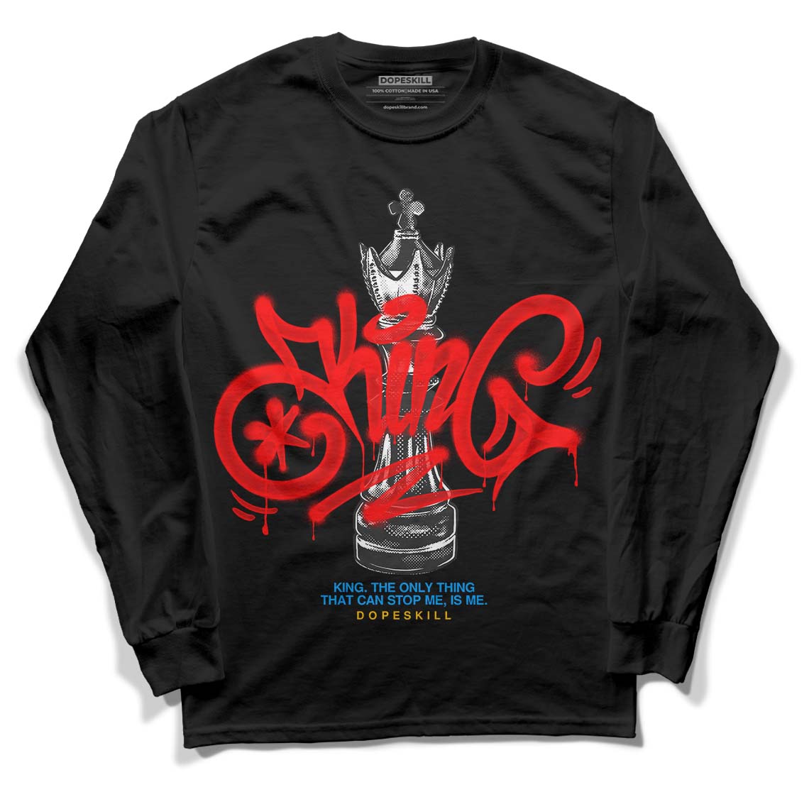 Fruity Pebbles Dunks DopeSkill Long Sleeve T-Shirt King Chess Graphic