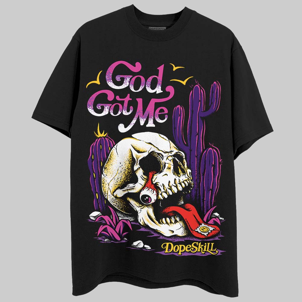 Field Purple 12s DopeSkill T-Shirt God Got Me Graphic