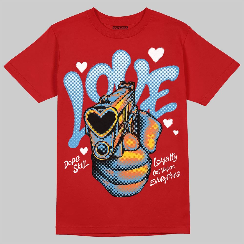 Cherry 11s DopeSkill T-Shirt Love Shot Graphic