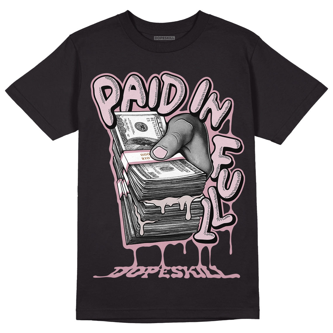 Dunk Low Teddy Bear Pink DopeSkill T-Shirt Paid In Full Graphic