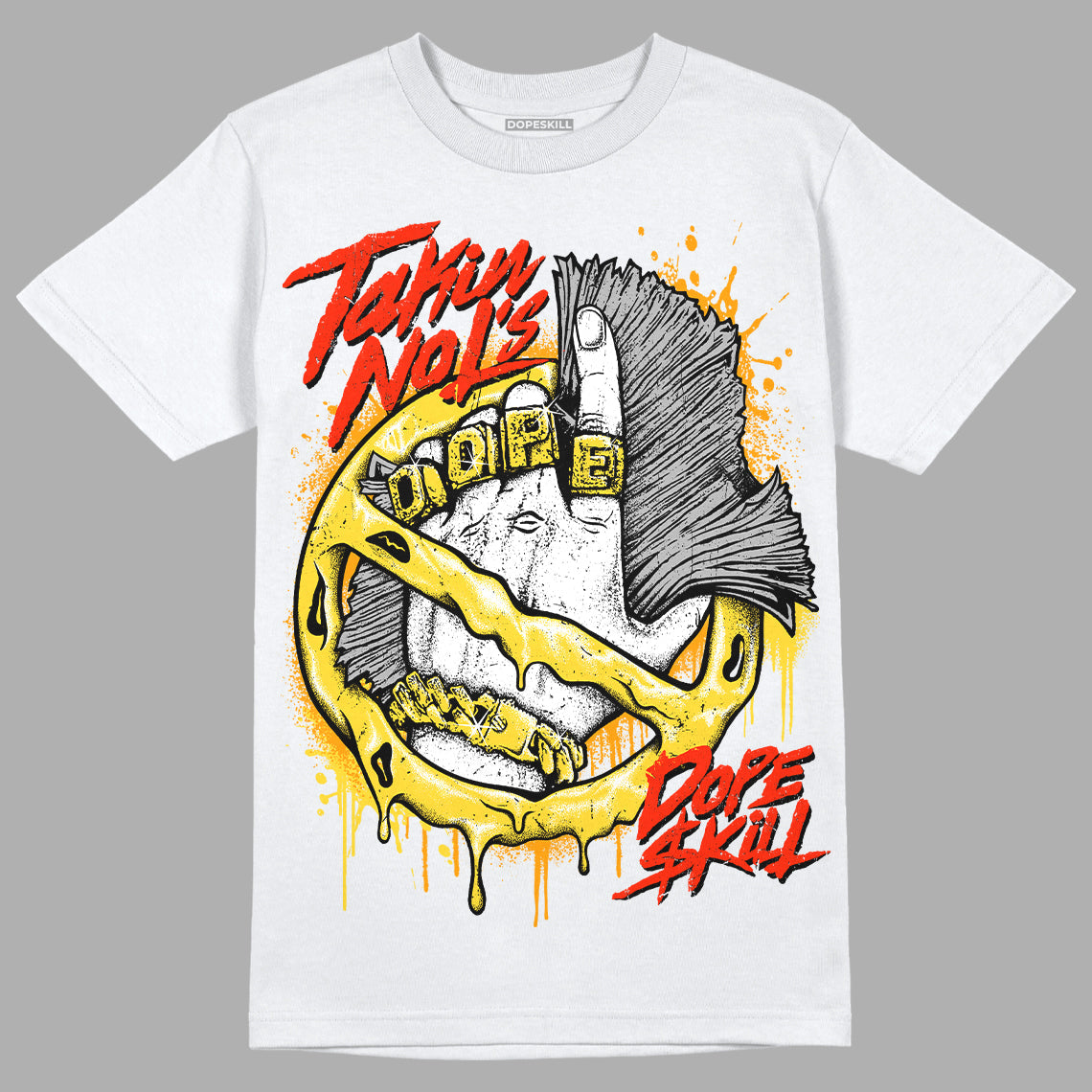 Black Tour Yellow AJ 4 Thunder DopeSkill T-Shirt Takin No L's Graphic