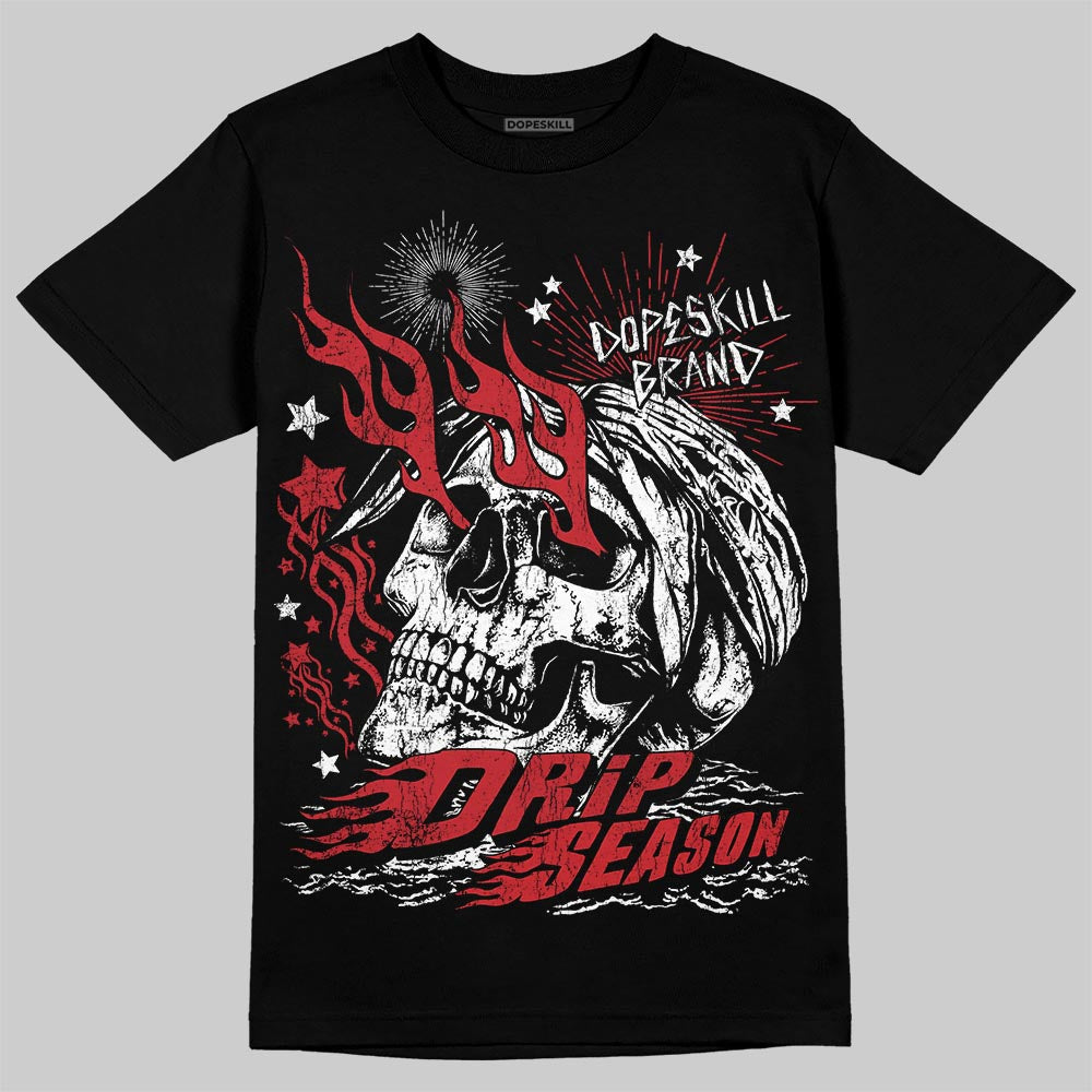 Bred 11s DopeSkill T-Shirt Drip Season Graphic