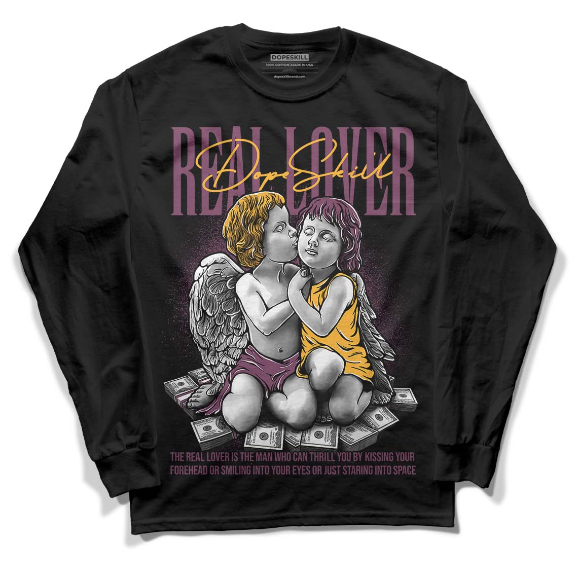 Brotherhood 1s High OG DopeSkill Long Sleeve T-Shirt Real Lover Graphic