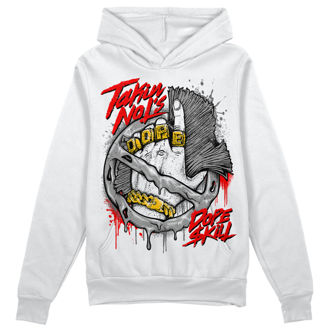 85 Black White 1s DopeSkill Hoodie Sweatshirt Takin No L's Graphic