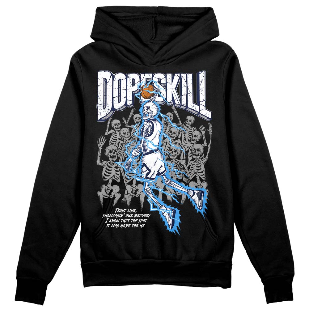 AJ Spizike White Obsidian DopeSkill Hoodie Sweatshirt Thunder Dunk Graphic