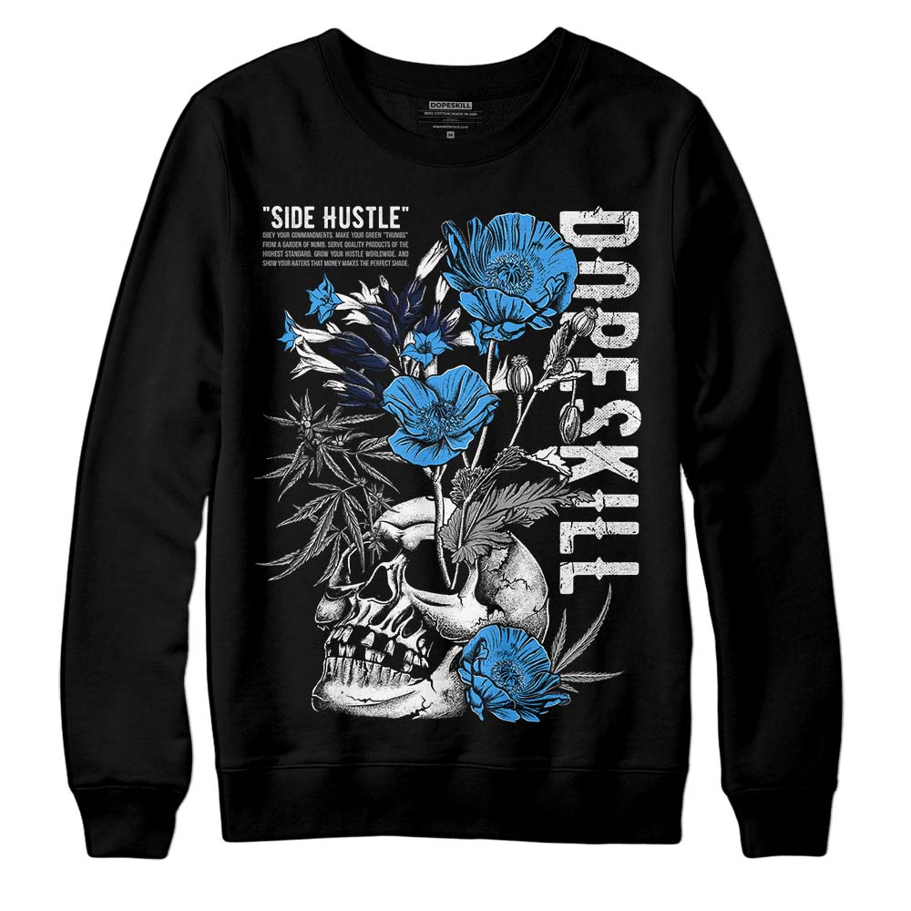 AJ Spizike White Obsidian DopeSkill Sweatshirt Side Hustle Graphic