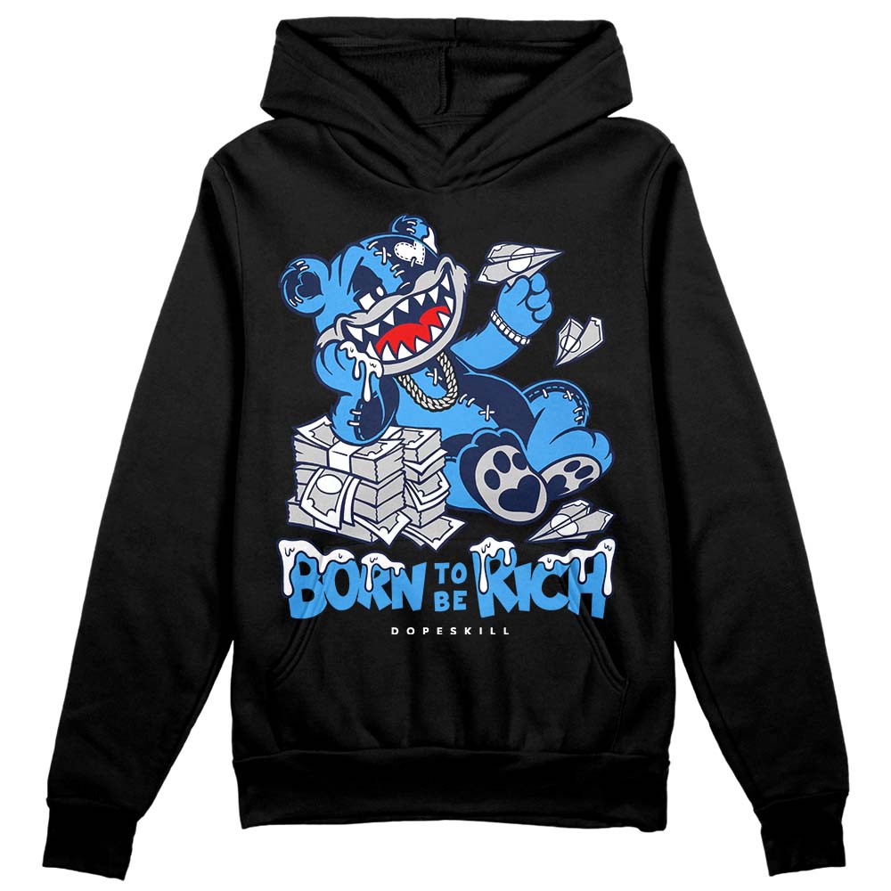 AJ Spizike White Obsidian DopeSkill Hoodie Sweatshirt Born To Be Rich Graphic