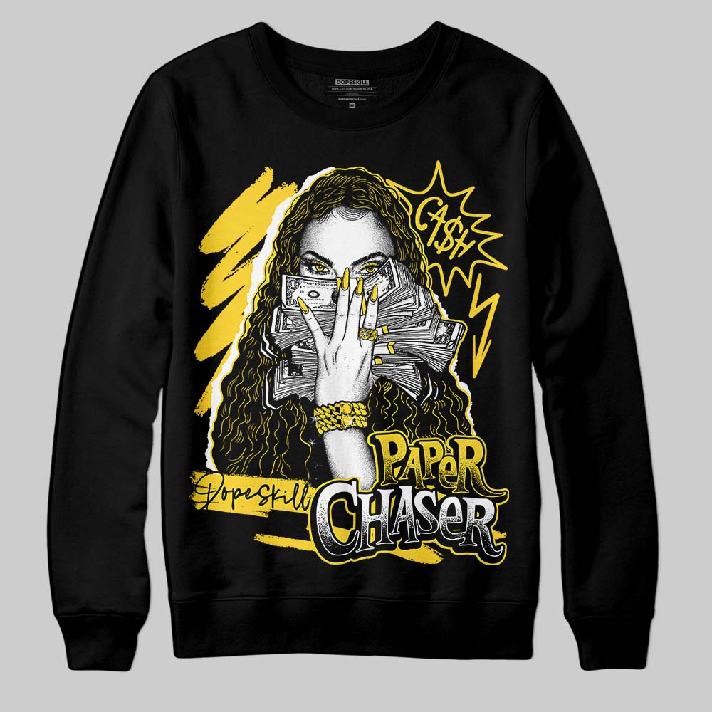 Black Tour Yellow AJ 4 Thunder DopeSkill Sweatshirt NPC Graphic