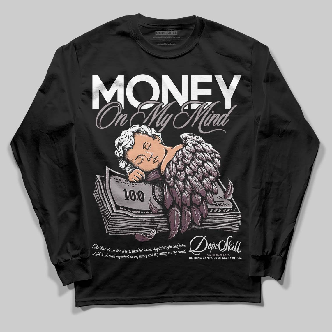 A Ma Maniere x "Violet Ore" 5s DopeSkill Long Sleeve T-Shirt MOMM Graphic