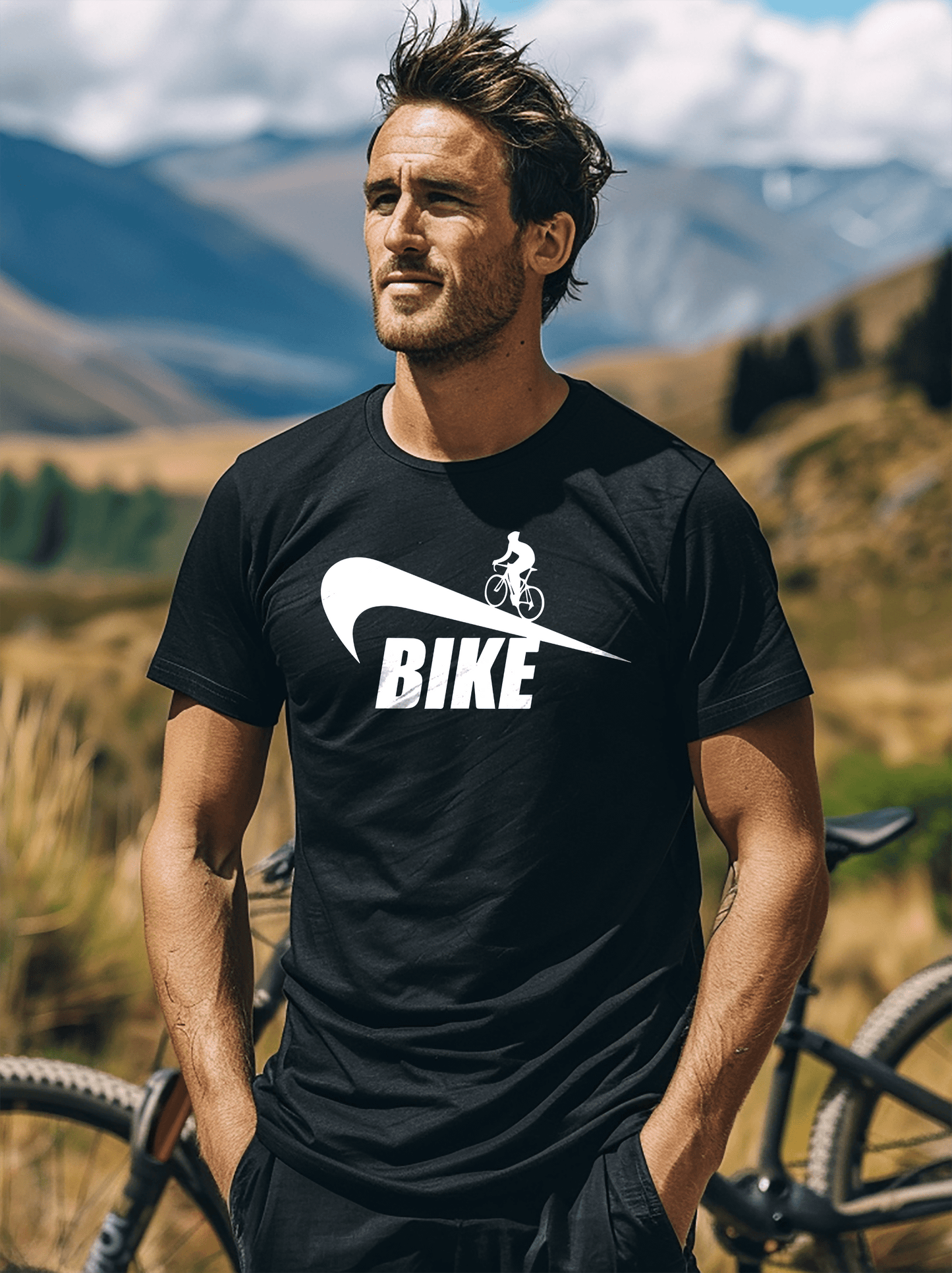 Bike Sport Spoof TShirt Funny &