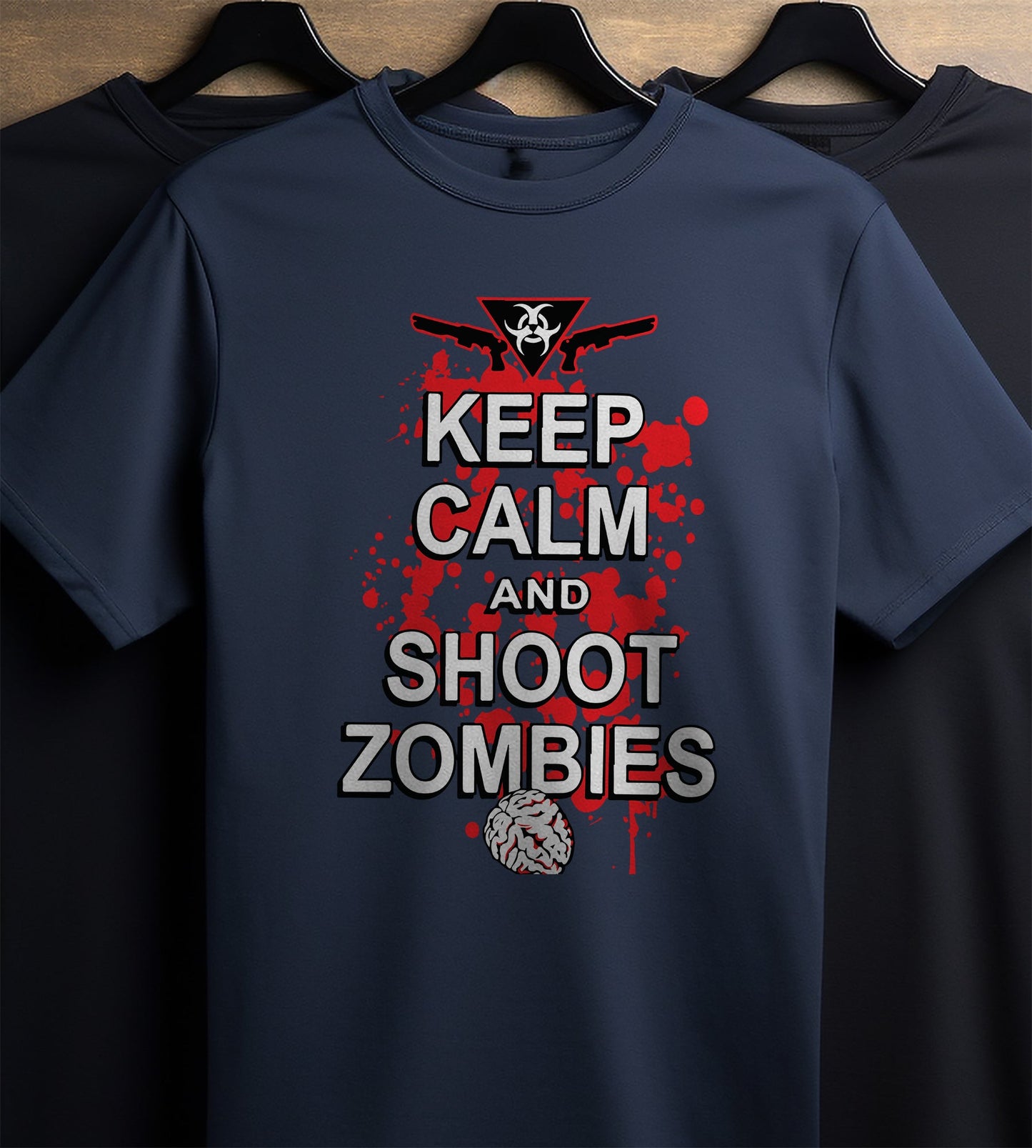 Keep Calm and Shoot Zombies T-Shirt