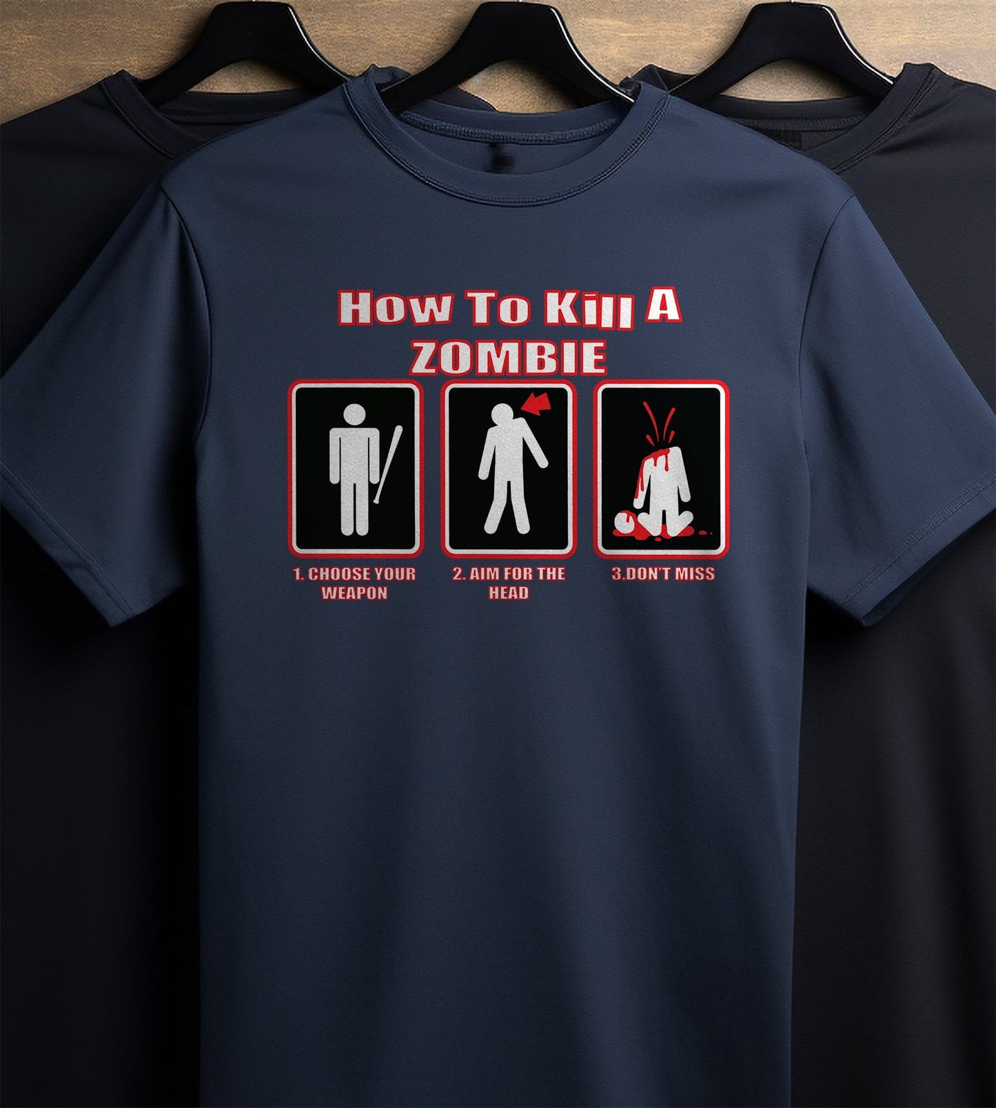 How to Kill a Zombie t-shirt