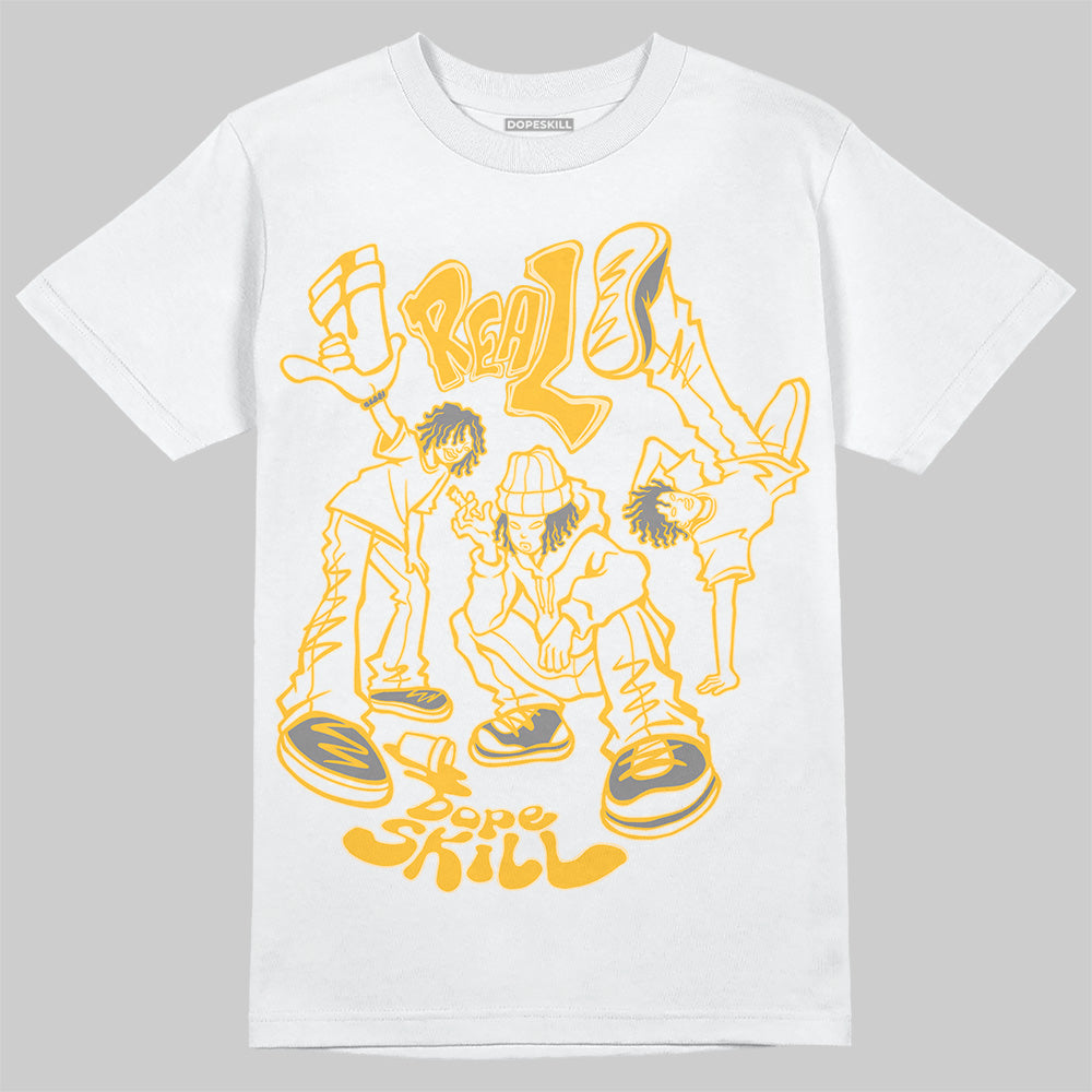 9060 Varsity Gold DopeSkill T-Shirt Real Y2K Players Graphic