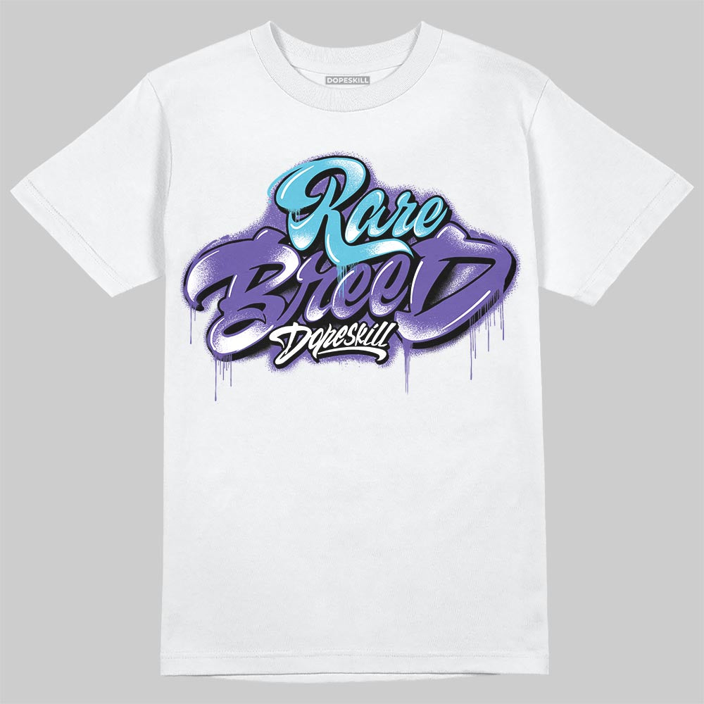 Aqua 8s DopeSkill T-Shirt Rare Breed Type Graphic