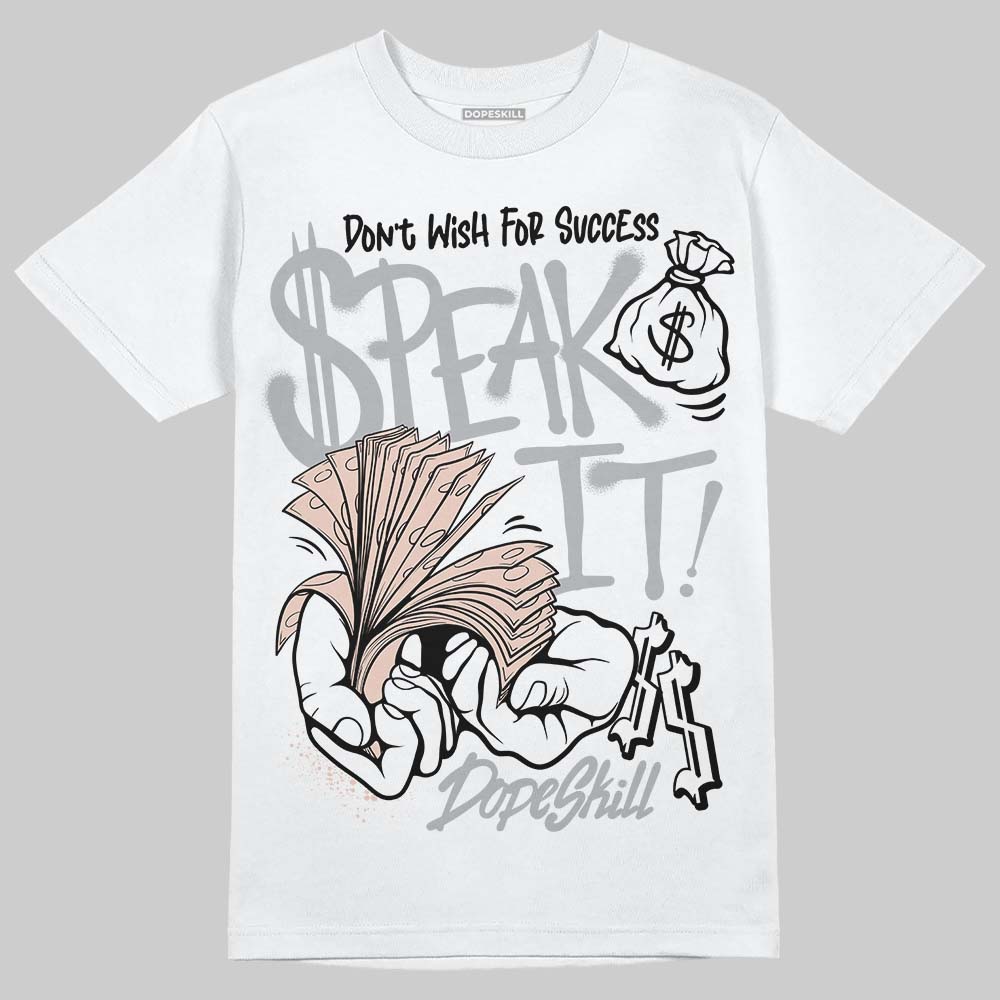 1130 Oyster Grey DopeSkill T-Shirt Speak It Graphic
