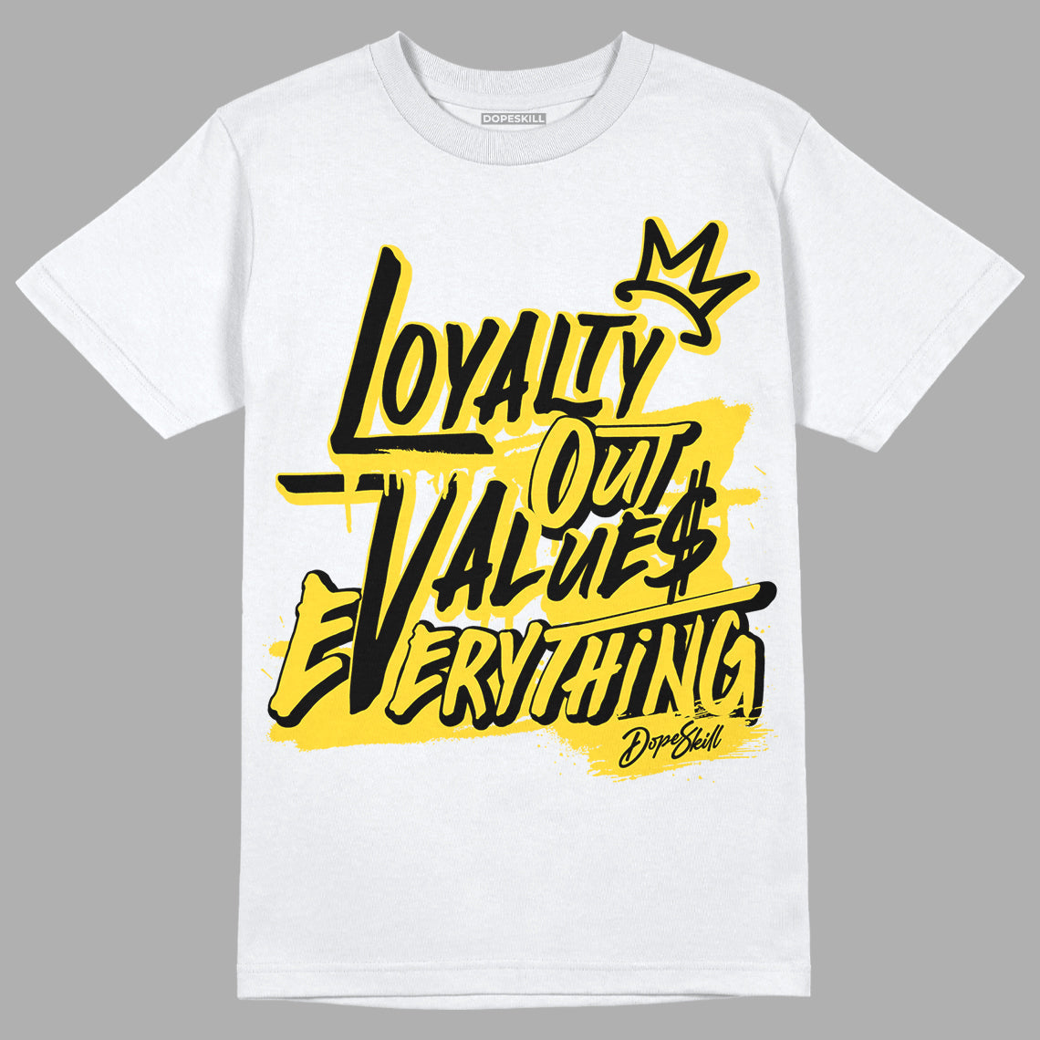 Black Tour Yellow AJ 4 Thunder DopeSkill T-Shirt LOVE Graphic