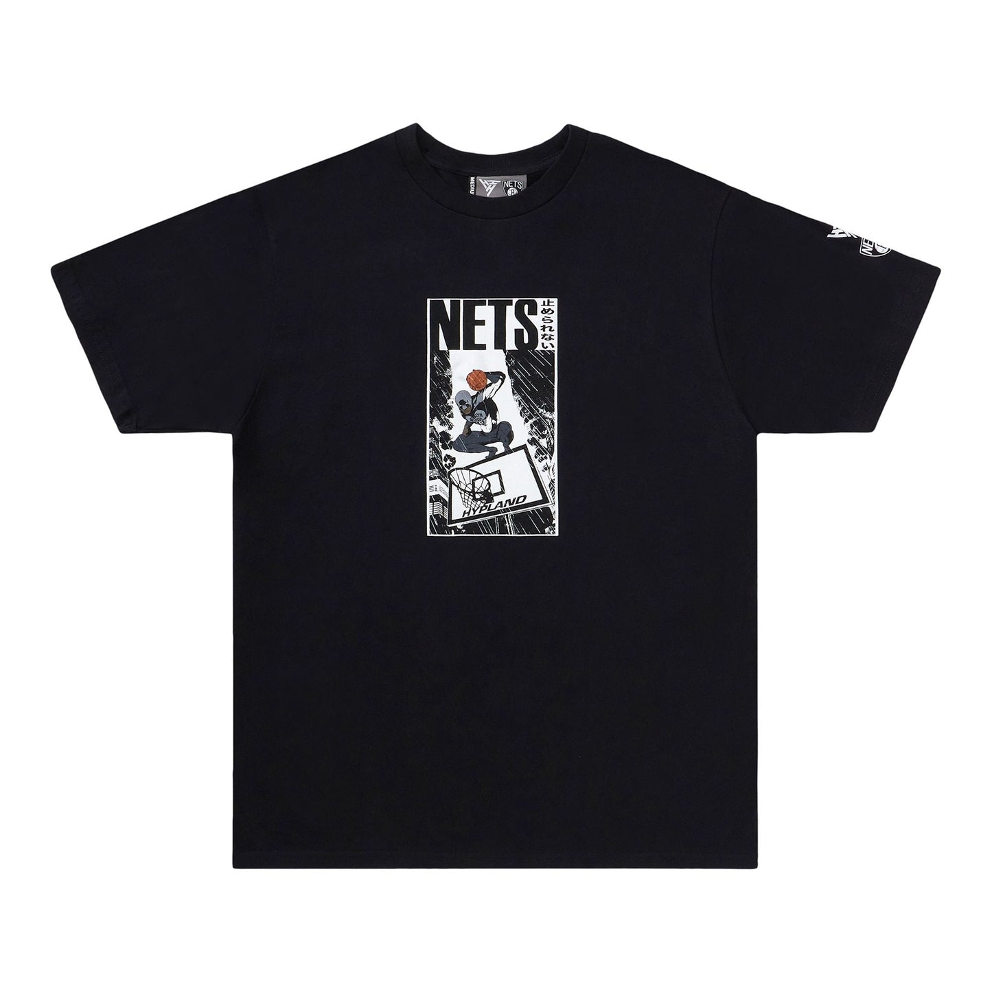 NBA BROOKLYN NETS I AM THE NIGHT T SHIRT (BLACK)