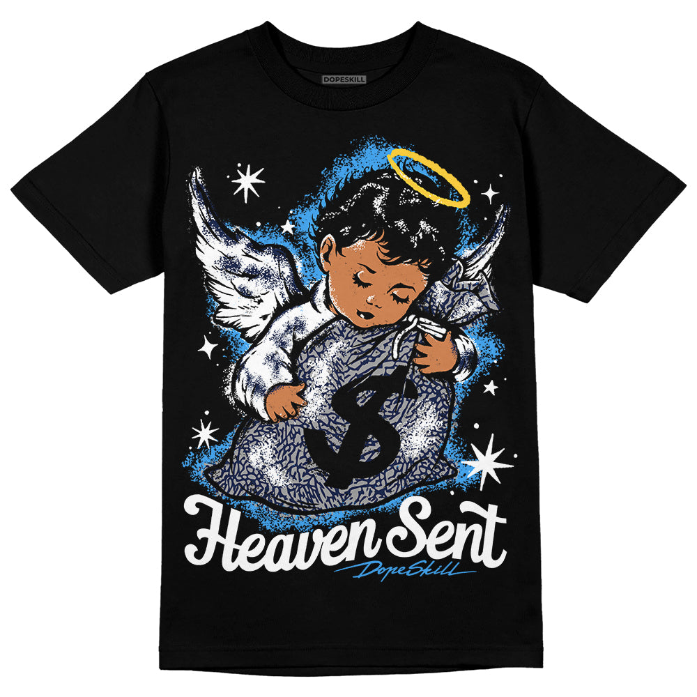 AJ Spizike White Obsidian DopeSkill T-Shirt Heaven Sent Graphic