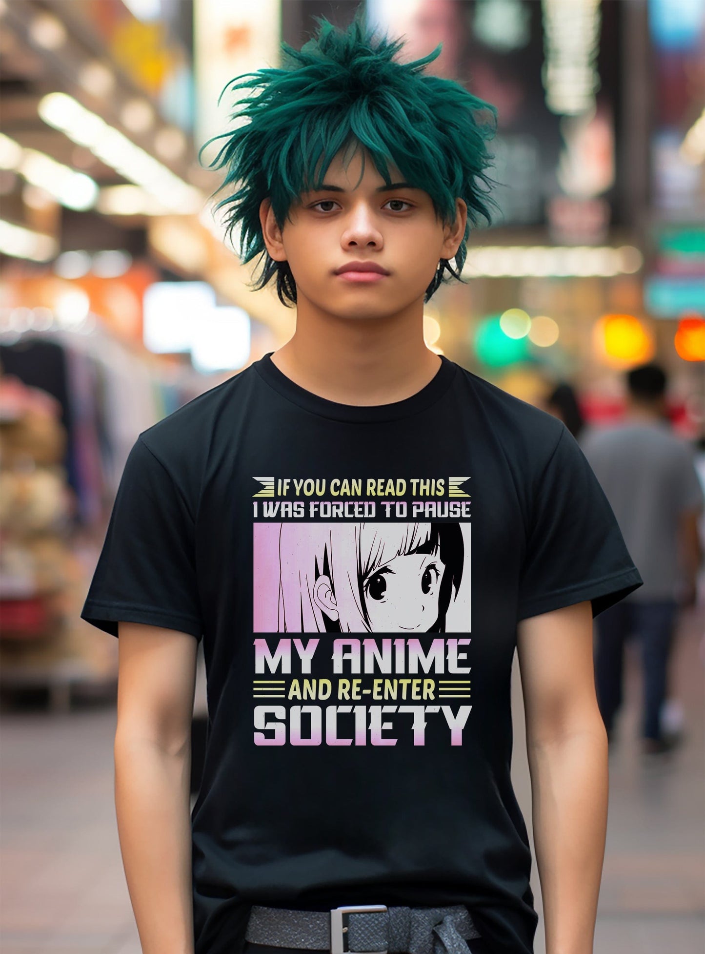 Forced to Pause My Anime T-Shirt
