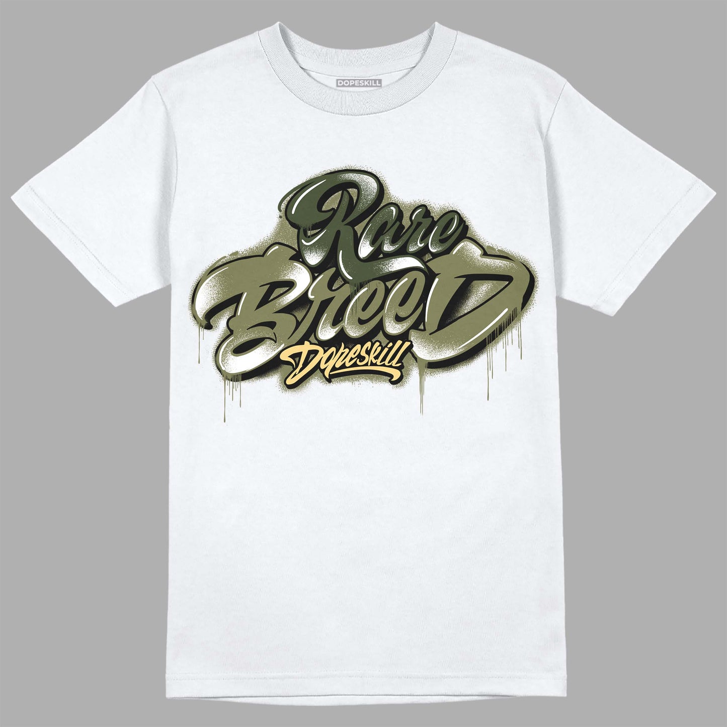 Craft Olive 4s DopeSkill T-Shirt Rare Breed Type Graphic