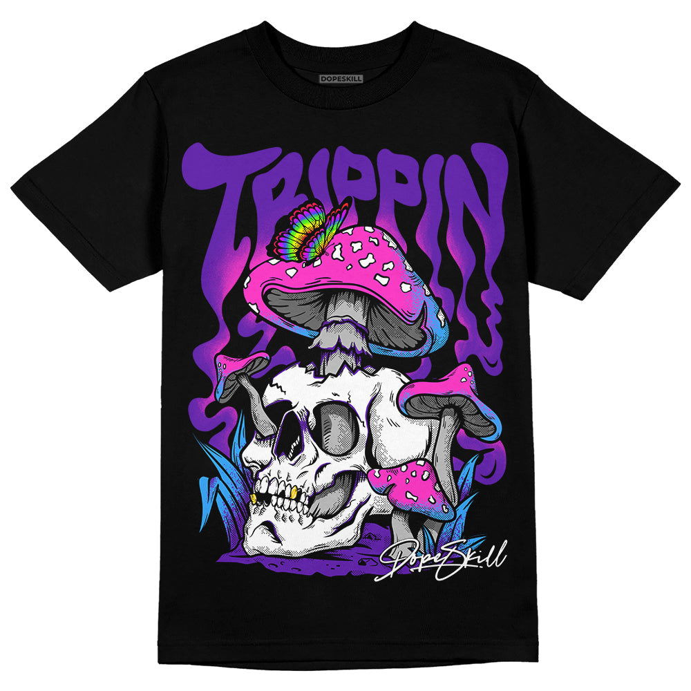 Dunk Purple Championship Court White DopeSkill T-Shirt Trippin Graphic